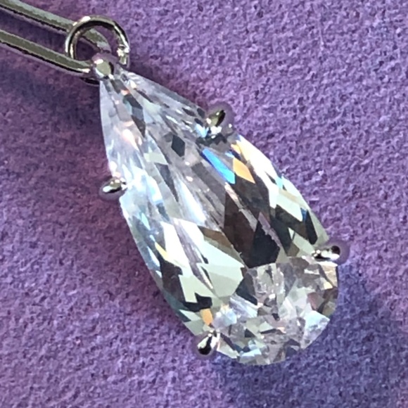 MELINDA MARIA TEARDROP LARIAT NECKLACE, NEW WITHOUT TAGS - Picture 4 of 10